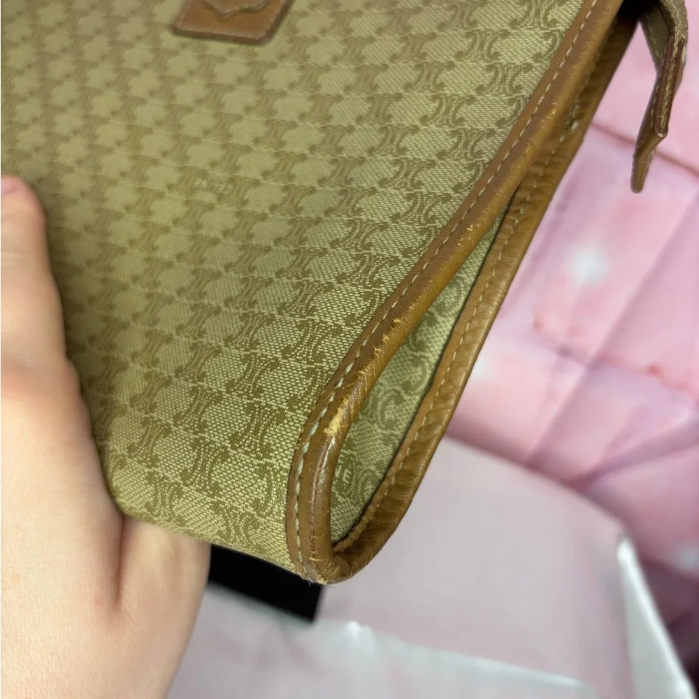 Celine Beige and Brown Bag